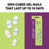 HIP CHIC Nailed It SEMI CURED GEL NAIL STRIP Color Liner view 3