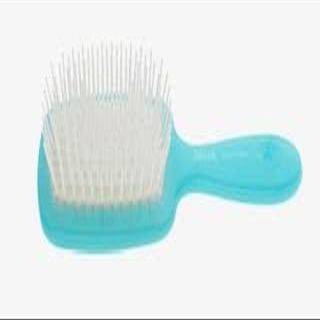 Small Paddle Brush for travel or the gym, great for curly, textured or thick hair - Turquoise