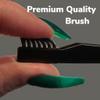 1pc Tweezer & Brush Combo Grooming Tool for Men & Women - Tweezing Eyebrows DIY Professional Makeup Artists Travel Purse Makeup Bag Essential 2 in 1 tweezers  Tweezer on One End, Brush on Other End view 2