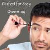1pc Tweezer & Brush Combo Grooming Tool for Men & Women - Tweezing Eyebrows DIY Professional Makeup Artists Travel Purse Makeup Bag Essential 2 in 1 tweezers  Tweezer on One End, Brush on Other End view 4