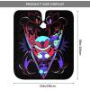 CONPELSON Adults Hair Cut Cape Invader Anime Zim Hair Cutting Cape Waterproof Haircut Apron Cover for Barber & Home Use 55"X66" White view 3