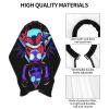 CONPELSON Adults Hair Cut Cape Invader Anime Zim Hair Cutting Cape Waterproof Haircut Apron Cover for Barber & Home Use 55"X66" White view 4