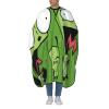 CONPELSON Adults Hair Cut Cape Invader Anime Zim Hair Cutting Cape Waterproof Haircut Apron Cover for Barber & Home Use 55"X66" view 2