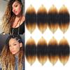 12 Inch Springy Afro Twist Hair 8 Packs Marley Twist Braiding Hair Pre-fluffed Spring Twist Hair Kinky Hair Afro Twist Hair Marley Hair for Faux Locs (12 Inch (Pack of 8), T1B/27/613#) view 1