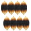 12 Inch Springy Afro Twist Hair 8 Packs Marley Twist Braiding Hair Pre-fluffed Spring Twist Hair Kinky Hair Afro Twist Hair Marley Hair for Faux Locs (12 Inch (Pack of 8), T1B/27/613#) view 3