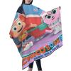 CONPELSON Adults Hair Cut Cape Chico Anime Bon Bon Hair Cutting Cape Waterproof Haircut Apron Cover for Barber & Home Use 55"X66" view 1