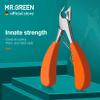 MR.GREEN Toenail Clipper Stainless Steel Ingrown Nail Cutter Good at Cutting Thick and Hard Nails Pedicure Tools (Orange) view 2