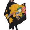 CONPELSON Adults Hair Cut Cape Team Anime Umizoomi Hair Cutting Cape Waterproof Haircut Apron Cover for Barber & Home Use 55"X66" view 1