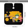 CONPELSON Adults Hair Cut Cape Team Anime Umizoomi Hair Cutting Cape Waterproof Haircut Apron Cover for Barber & Home Use 55"X66" view 3