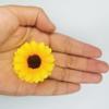 [12 Packed] Women Sweet Mini Sunflower Side Hair Clip Beach Wedding Flower Bridesmaid Hair Accessory view 3