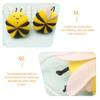 Mobestech 2pcs Little Bee Bathing Ball Boys and Girls Sponge Bath Loofah Animal Shaped Sponges for Boys and Girls Bath Supplies view 2