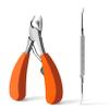 MR.GREEN Toenail Clipper Stainless Steel Ingrown Nail Cutter Good at Cutting Thick and Hard Nails Pedicure Tools (Orange+Nail Remover) view 1