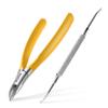 MR.GREEN Toenail Clippers Stainless Steel Ingrown Nail Cutter Thick and Hard Nails Pedicure Manicure Tools (Orange+Nail Remover) view 1
