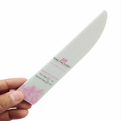 Nail Factory Sanding File Buffer Sponge grit Board Pink Edge Pentagon Shape, Lima Buffer Diamond