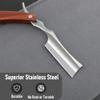 Straight Razor With Strope - Professional Straight Edge Barber Premium Stainless Steel Shaver With Shaving Strop for Men Home & Salon Grooming Using (NO.153) view 2