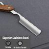 Straight Razor With Strope - Professional Straight Edge Barber Premium Stainless Steel Shaver With Shaving Strop for Men Home & Salon Grooming Using (NO.159) view 2