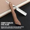 Straight Razor With Strope - Professional Straight Edge Barber Premium Stainless Steel Shaver With Shaving Strop for Men Home & Salon Grooming Using (NO.159) view 4
