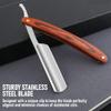Straight Razor With Strope - Professional Straight Edge Barber Premium Stainless Steel Shaver With Shaving Strop for Men Home & Salon Grooming Using (NO.147) view 4