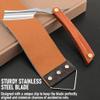 Straight Razor With Strope - Professional Straight Edge Barber Premium Stainless Steel Shaver With Shaving Strop for Men Home & Salon Grooming Using (NO.150) view 4