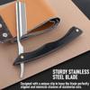 Straight Razor With Strope - Professional Straight Edge Barber Premium Stainless Steel Shaver With Shaving Strop for Men Home & Salon Grooming Using (NO.155) view 4