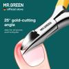 MR.GREEN Toenail Clippers Stainless Steel Ingrown Nail Cutter Thick and Hard Nails Pedicure Manicure Tools (Orange) view 3