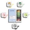 ClayCo! 10 Piece Clay Mask Variety Kit for Men & Women Facial and Skin Care, Clay Face Mask Set (Rose, Dead Sea, Green Tea, Aloe Vera, 24K Gold) view 1