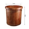 ONCLI Wood Foot Bath Bucket Solid Wood Foot Tub, Pedicure Spa Oak Casks, Pedicure Bowl Spa Massage Oak Foot Tub, Smooth and Delicate Pedicure Barrels, No Cover Super Easy to use view 2