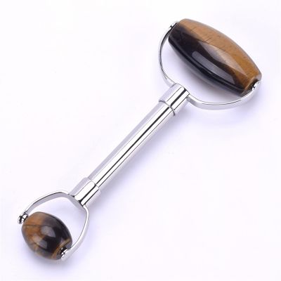 KENID Massage Roller Crystal Jade Stone Cellulite Wrinkle Roller Cool Beauty Tool for Skin Care 1Pcs