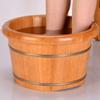 ONCLI Wood Foot Bath Bucket Footbath,Wooden Foot Bath Barrel,Smooth and Delicate Pedicure Barrels,Thicken Water Saving Insulation Oak Foot Tub Basin (Color : with Cover) (Without Cover) Super Easy view 3