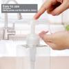Suream Clear Plastic Shampoo Bottles, 3-Pack 22oz/650ml Empty Pump Bottles with 26PCS Black Waterproof Labels, Shampoo and Conditioner Dispensers for Kitchen, Bathroom, Office, Travel, Restaurant view 3