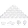 3 Gram Sample Containers With Lids, 200 Count Tiny Jars, Empty Lip Balm, Mini Cosmetic Containers, Makeup Travel With Labels, Mini Disposable Spatulas view 1