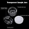 3 Gram Sample Containers With Lids, 200 Count Tiny Jars, Empty Lip Balm, Mini Cosmetic Containers, Makeup Travel With Labels, Mini Disposable Spatulas view 3