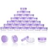 100 Mini Sample Jars with Lids - 3 Gram Capacity, Makeup Travel Containers with Labels, Includes Disposable Spatulas view 1