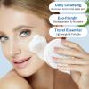 300 Count Compressed Facial Sponges Natural Face Sponges for Cleansing Disposable Facial Exfoliating Pads for Estheticians(White) view 4