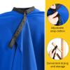 12Pcs Barber Cape 64 x 56'' Large Waterproof Hair Cutting Salon Cape Adjustable Snaps for Hair Dye Salon Stylist Supplies(Blue) view 2