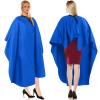 12Pcs Barber Cape 64 x 56'' Large Waterproof Hair Cutting Salon Cape Adjustable Snaps for Hair Dye Salon Stylist Supplies(Blue) view 4