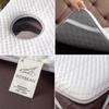 Non-Slip Memory Foam Mattress Topper for Massage Table Solid Color Beauty Salon Spa Bed Mattress Pad with Face Breath Hole 1.2In/2.4In Thickness Lash Bed Cushion Cover,White 6cm,70x185cm view 3