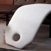 Memory Foam Lash Bed Topper with Elastic Bands Trapezoidal Head Massage Table Mattress Protector Spa Bed Pad with Breath Hole for Massage Accessories Lash Bed Cushion,White2 6cm,70x190cm view 1
