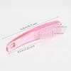 3 Packs Handle Grip Fingernail Brush, Ooloveminso Hand Nail Cleaning Brushes for Toes and Nails Cleaner, Soft Stiff Bristles Scrubber Tools for Men and Women, Pink view 2