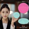 2 Pieces Silicone Makeup Brush Cleaner, YalsFTY Cosmetic Brush Scrubber Mat Pad Cleaning Tool, Dual-Sided Functionality to Accommodate All types of Brushes, Powder Puffs and Sponges (Green & Pink) view 2