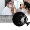 Pilipane Black Shaving Bowl, Shaving Bowl with Handle, Strong Pommel Handle, Shaving Cream Soaps, Wide Mouth, Black Shaving Soaps Bowl for Barbershop Home Travel Black view 2