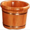 Wooden Foot Spa Bucket,Foot Wash Basin for Foot Bath,Foot Soaking Tub,Solid Oak Wood Foot Soaking Barrel Bucket Foot Spa Household Wash Ba (Size : 42 * 35cm) view 1
