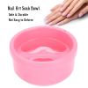 Manicure Bowl Soak Tray, Nail Art Polishing Hand Wash Remover Soak Bowl Salon Glitter Nail Spa Bath Treatment Hand Resurrection Care Bowl view 3