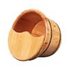 Foot Bath Spa Fzd Sweet Cedar Foot Bath Barrel Foot Bath Wooden Barrel, Solid Wood Foot Basin Tub Bucket for Foot Bath, Massage, Spa, Sauna, Soak, Household Foot Bath Wooden Bucket Foot Spa view 1