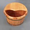 Foot Bath Spa Fzd Sweet Cedar Foot Bath Barrel Foot Bath Wooden Barrel, Solid Wood Foot Basin Tub Bucket for Foot Bath, Massage, Spa, Sauna, Soak, Household Foot Bath Wooden Bucket Foot Spa view 2