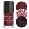 Maniology Wicked Sand Stamping Polish Set | 3-Piece Halloween Metallic Colors (Red, Dark Green, Black)  13ml Bottles of Textured Sand Finish for Spooky Nail Art Designs & DIY Manicures view 3
