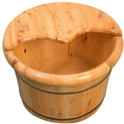 Scpantkend Pedicure Foot Soak Foot Soak Bucket Made of Solid Wood,Large Foot Soak Tub,Foot Basin for Foot Bath,Soak,Or DetoxFoot Spa