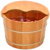Wooden Foot Tub, Solid Wood Foot Bath, Foot Spa Bath Massager Foot Spa for Adults with Lid Soak Bucket, Foot Bath Tub feet Soaking Tub Foot Bath Spa Bowl view 1