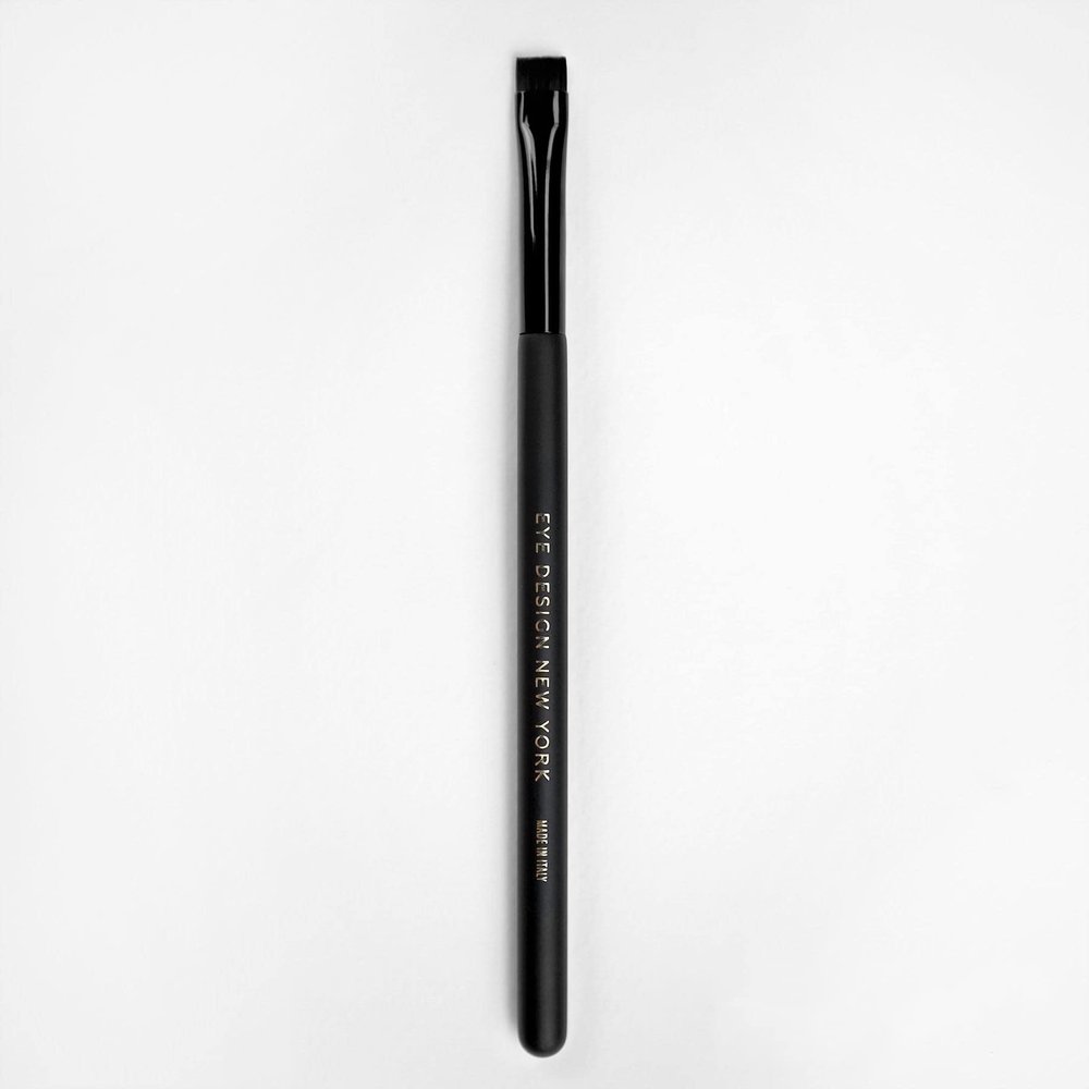Eye Design Professional Makeup Brush for Eye Brows - Eyeshadow Eyeliner Makeup Brush - Luxury Matte Finish Eyebrow Brush - Lash Liner Brush for Defining Shaping Eyebrows, (Double-Ended Brow Brush)
