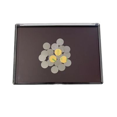 UDTIP XL Large Empty Magnetic Makeup Eyeshadow Palette with Clear Cover and 20pcs Adhesive Stickers for DIY Your Own Eyeshadow, Blush Palette 9.25'' x6.57''
